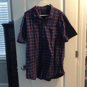 PacSun Short Sleeved Flannel
